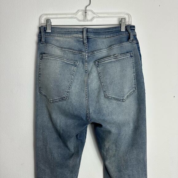 Warp+Weft CDG Paris High-Rise Jeans Button Fly Denim 8/29 Womens Stretch Comfort - Picture 10 of 12